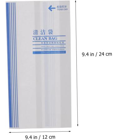 Hemoton 100pcs Disposable Car Trash Bags - Emesis, Morning Sickness, Motion Sickness Vomit Bags - Buy Online on GoSupps.com