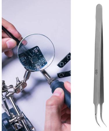 High-Precision Stainless Steel Tweezers | Portable & Durable | Ideal for Home Laboratory & Aerospace Use - Buy Online on GoSupps.com