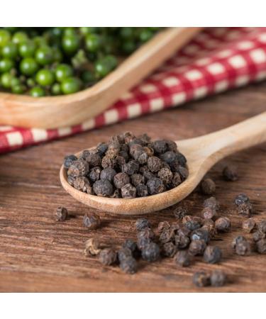 Black pepper whole (1kg 2.2lb) black peppercorns 100% natural of course without additives vegan black pepper - Buy Online on GoSupps.com