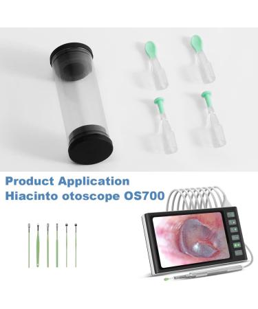 Hiacinto OS700 Otoscope Digital Ear Wax Removal Tool Set - Pack of 3 | Ear Spoon and Ear Pick Included | 3.9mm Ear Wax Remover - Buy Online on GoSupps.com