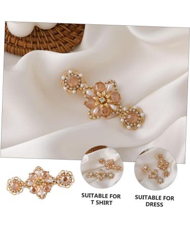 Ipetboom 1pc Hairpin Hair Pin Hair Clip Hair Barrettes Pearl Hair Barrette Floral Hair Accessories Hair Holder Decorations Holiday Fashion Hair Clamps Hair Styling Clip Bangs - Buy Online on GoSupps.com