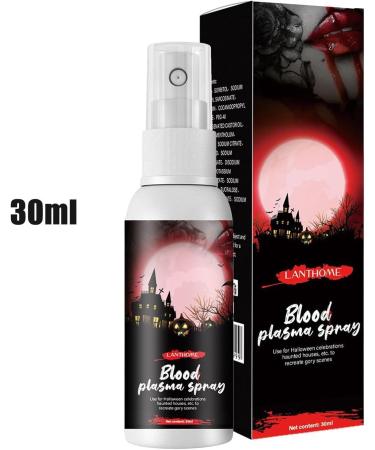 Opilroyn Halloween fake blood Halloween vampire blood spray Halloween fake blood makeup 30ml Halloween plasma spray simulated vampire fake blood zombie R fake blood accessories - Buy Online on GoSupps.com
