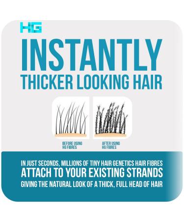 Hair Genetics Advanced Keratin Hair Fibers - 22g Light Brown | Professional Hair Loss Concealer for Men & Women | Save Money on Hair Solutions - Buy Online on GoSupps.com