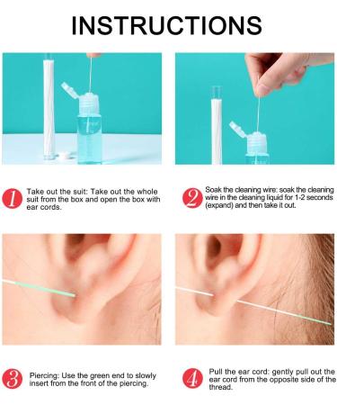 Aibyk's Ear Hole Cleaner Set | 60-Piece Odloos Removal Tool for Safe Ear Cleaning | Anti-Defense Ear-Toothing Line - Buy Online on GoSupps.com