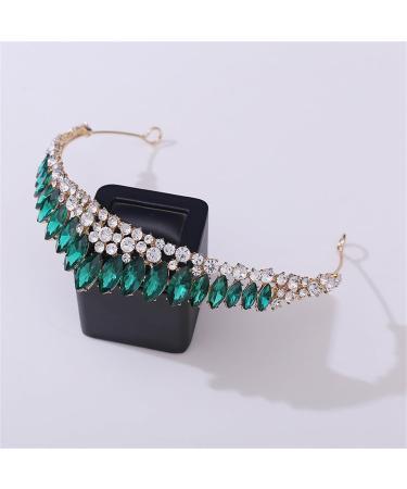 Colorful Rhinestones Shimmering Hair Decorations for Wedding Parties Bridals Head Accessories Party Headpiece - Buy Online on GoSupps.com