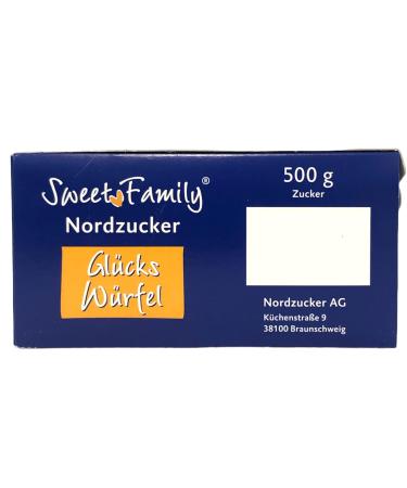 Buy Nordzucker Sweet Family Lucky Cubes Sugar Cubes - Decorative Shapes Pack of 6 (6x500g) | International Shipping Available - Buy Online on GoSupps.com