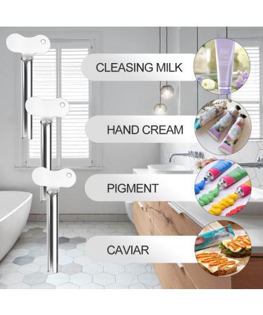 Stainless Steel Toothpaste Squeezer Tube Roller - 5 Pack Metal Presser for Hand Cream & More - Optimize Your Tubes! - Buy Online on GoSupps.com