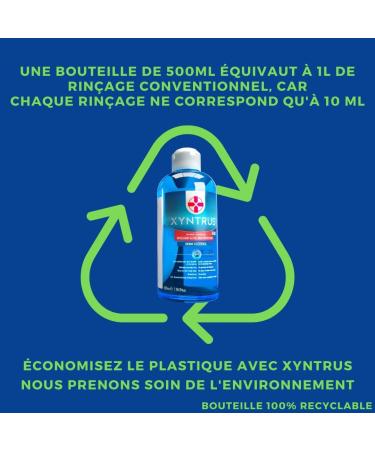 Antiseptic Mouthwash | Bio-Mouthwash XYNTRUS | Mouthwash | Mouthwash | 50 Uses | Mint | 5 Hours | For Viruses | Bacteria | Fungal | Alcohol Free Mouthwash - Buy Online on GoSupps.com