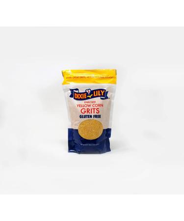 Dixie Yellow Corn Grits - 2 Pack 20 oz with Recipes | Dixie Grits - Buy Online on GoSupps.com