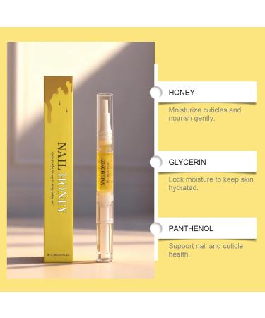 Huile Hydratante pour Ongles | Huile Fortifiante et de Croissance Portable | Renfor ateur pour Ongles Ab m s Soin Quotidien Domicile en Voyage de Jour comme de Nuit - Buy Online on GoSupps.com