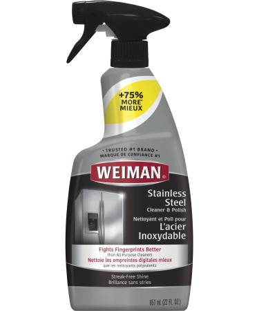 Stainless Steel Cleaner And Polish Floral Scent 22 Oz Trigger Spray Bottle