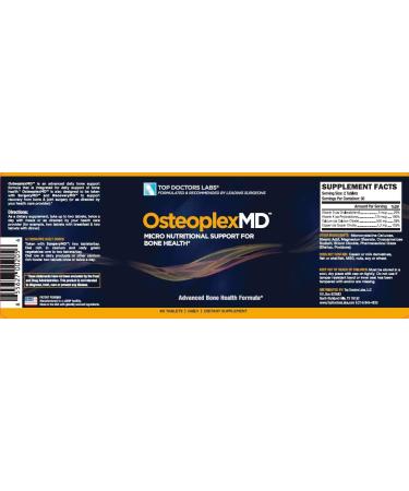 Top Doctors Labs OsteoplexMD - Premium Bone Health Supplement - Buy Online on GoSupps.com