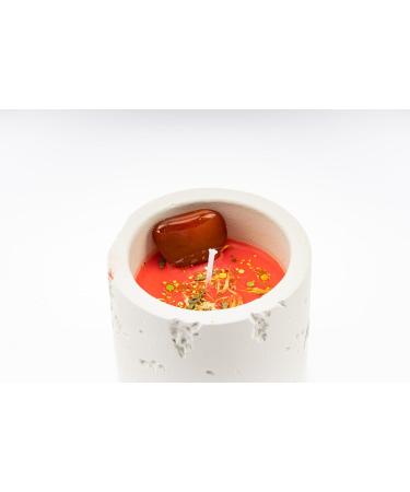 Healing Crystal Candle | Aromatherapy Calming Candle | Non-Toxic Soy Wax with Herbs & Crystals | Best Gifts for Women (Sun - Buy Online on GoSupps.com