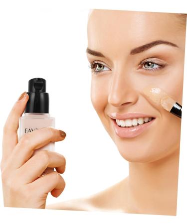 SOESFOUFU Liquid Foundation Beauty Foundation Makeup Foundation Liquid Foundation Fluid Glass Black - Buy Online on GoSupps.com