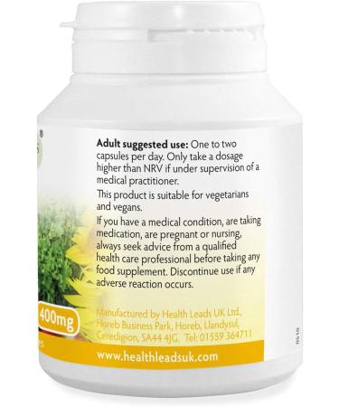 Vitamin B5 (Pantothenic Acid) 400mg x 90 Capsules (Magnesium Stearate Free) - Buy Online on GoSupps.com