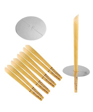 Sunglow ears for blocked ears - 8 Set |Ear wax removal for the ear cleaning with safety filter and protective panes |Natural ear candles made of paraffin wax