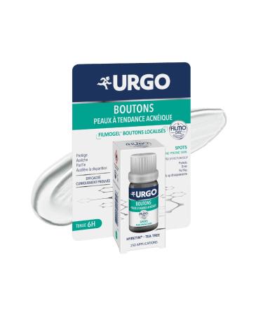 Urgo - Filmogel Boutons base d un complexe R tino de-Acide Hyaluronique et d huile essentielle de Tea Tree - Ass che Purifie Acc l re la disparation des boutons - 3 25mL