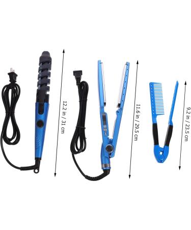 MUSISALY 1 Set Curling Iron Set Curling Wand Curler Comb Hair Rollers Plastic Hair Straightener Rubber - Buy Online on GoSupps.com