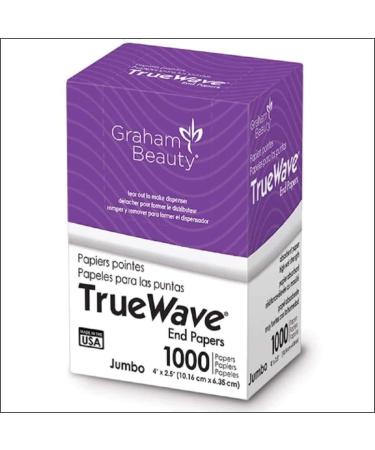 Graham Beauty Salon Truewave Jumbo End Paper 1000 Pack - HC-26067 1000 Count (Pack of 1)