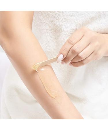 Doitool 200 ST Wax Applicator Sticks - Disposable Wooden Spatulas for Hair Removal & Body Waxing - Ideal for Face & Body Use - Buy Online on GoSupps.com
