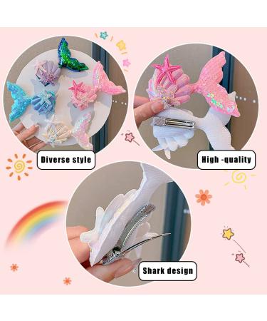 9 Pack Mermaid Hair Clips - Starfish & Shell Hairpins for Women and Girls | Beach Wedding Hair Accessories (9 Styles) - Buy Online on GoSupps.com