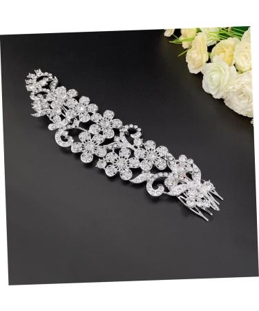 SOESFOUFU Crystal Hair Comb Wedding Hair Clip Flower Claw Clips Rhinestone Headpiece Pearl Headpiece for Wedding Bridal Hair Clip Side Pearl Hair Comb Zinc Alloy Rhinestones The Photo Bride - Buy Online on GoSupps.com