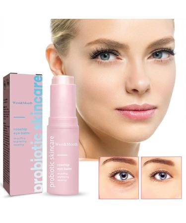 TPALPKT Rosehip Eye Balm Stick - Brightening & Cooling Anti-Aging Eye Cream for Dark Circles - Women's Makeup Treatment - Buy Online on GoSupps.com