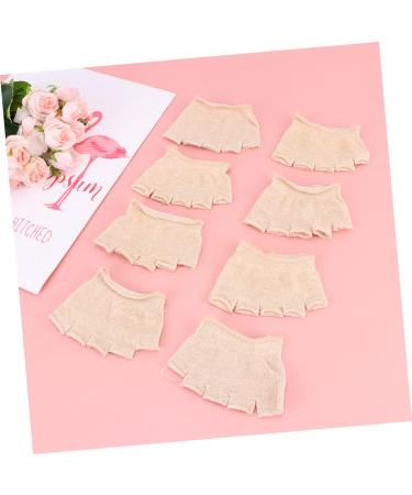 Packove 4 Pair Invisible Half Sock Cushions for Women's Shoes | Comfortable Peep-Toe & High Heel Cotton Liner Socks - Buy Online on GoSupps.com