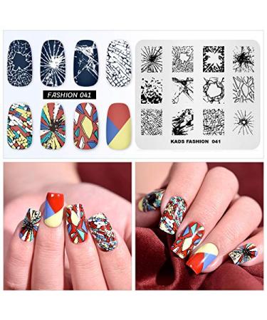 5-Piece Nail Art Stamping Plates Set - Ballet Magic Comic Patterns for DIY Manicure | Nail Design Transfer Tools - Buy Online on GoSupps.com