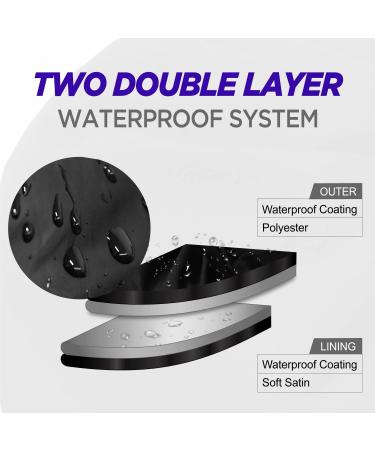 HAVHAF Dapper Men Shower Cap (Black XL) - Waterproof & Reusable - Extra Large Cap for Braids & Long Hair - Perfect Gift for Men - Buy Online on GoSupps.com