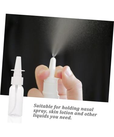 8Pcs Reusable Nasal Spray Bottles - Fine Mist Pump Sprayer for Travel - Refillable Nose Spray Container - Buy Online on GoSupps.com