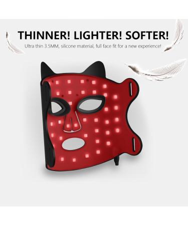 Soins de lumi re LED de beaut couvre-visage lumineux LED | Soins de la peau du visage respirants avec synchronisation 3 vitesses - Soins de la peau l gers 4 couleurs avec 192 perles de - Buy Online on GoSupps.com