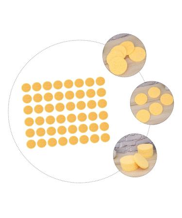 FRCOLOR 100 Pcs Wood Pulp Sponge Powder Puff | Premium Cotton Makeup Applicators for Flawless Finish - Buy Online on GoSupps.com