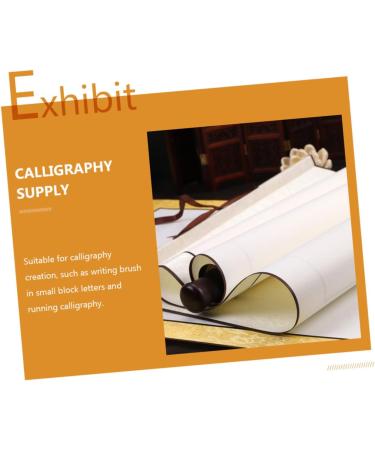 COHEALI 2pcs Blank Rice Paper Scroll Blank Painting Scrolls Portable Poster Ink Painting Paper Wall Hanging Yellowx2pcs 1.5X40X117CMx2pcs - Buy Online on GoSupps.com