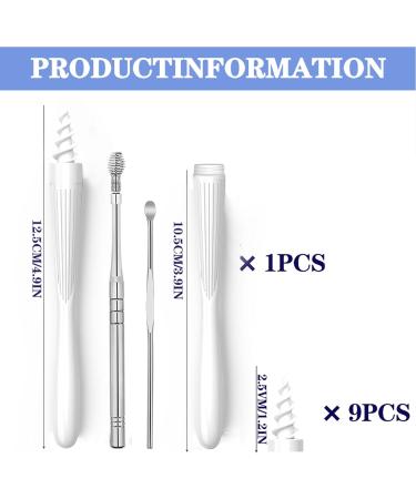LIJA 3 in 1 Ear Wax Removal Tool Q-Grips Ear Wax Removal Reusable & Washable Replacement Soft Silicone Tips for Cleaner Earwax Ear Wax Removal Kit Contains 3 Types of Ear Cleaner Tools (White) - Buy Online on GoSupps.com