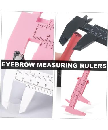 FOMIYES 18 Pcs Locating Rule Face Tools Digital Caliper Micrometer Eyebrow Measuring Rulers Mold Mini 1 count (Pack of 1) Assorted Colorx3pcs - Buy Online on GoSupps.com