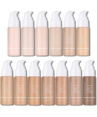 3PC Press Liquid Foundation Matte Kong Oil Cover Ya Foundation Liquid Makeup (Color : 07) - Buy Online on GoSupps.com