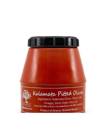 Organic Black Kalamata Olives, Large Pitted - 4.4lbs - NonGMO, Gluten Free, Keto, Paleo - Brine with Sea Salt, Water, Red Wine Vinegar, EVOO - From Kalamata, Greece - Buy Online on GoSupps.com