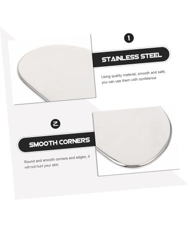 Buy Stainless Steel Scraping Board Massage Tool - Healthy Face Care Scraping Plate | 1 PC 6.2x4x0.5CM - International Shipping Available - Buy Online on GoSupps.com