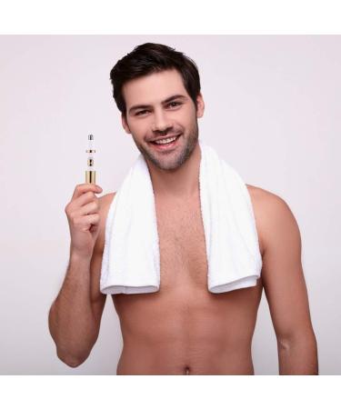 Nose Hair Trimmer & Face Shaver for Sensitive Skin - Men's & Women's Eyebrow Hair Remover - Golden Design - Buy Online on GoSupps.com