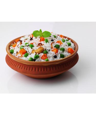 Pride Of India Extra Long Indian Basmati Rice - 1.5 lb Jar | Aged Aromatic Grain - Buy Online on GoSupps.com