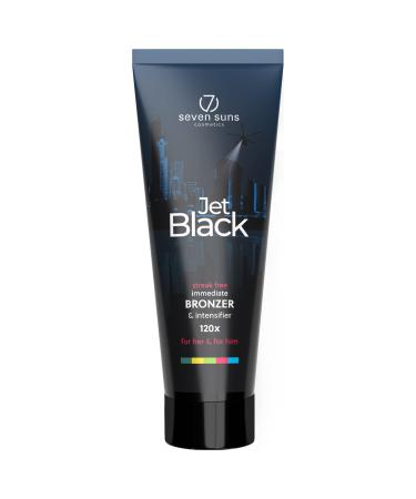 Bronzing Lotion - Jet Black Dark Tanning Lotion 120x For Tanning Beds Sessions - 250 ml/8.5 fl. oz.
