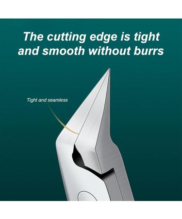 Multifunctional Toe For Thick Nails Ingrown Toenail Cuticle Nipper Trimmer Effective Cutter Tool Bright and White - Buy Online on GoSupps.com