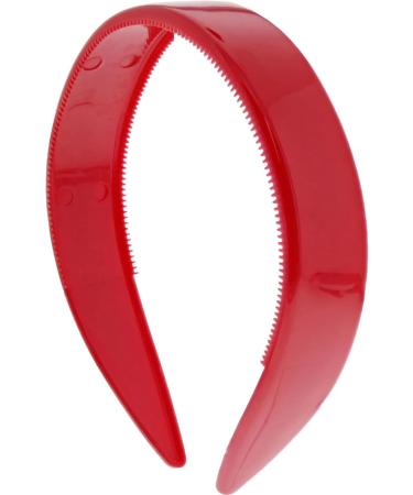 Topkids Accessories Plastic Alice Bands for Women and Girls Hair Bands for Women Headbands for Women's Hair Hair Comb Headband Alice Bands Adult Women Girls Headbands (2.5cm Red) - Buy Online on GoSupps.com