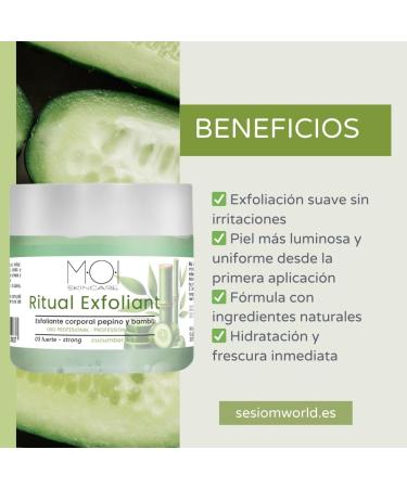  MOI MOISES CAMPO Cucumber and Bamboo Body Scrub 03 Strong 250g MOI SKINCARE - Buy Online on GoSupps.com