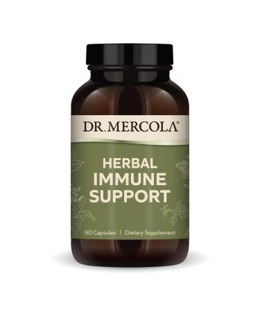 Dr. Mercola Herbal Immune Support, 30 Servings (90 Capsules), Dietary Supplement, Supports Immune Heath and Detoxification Processes, Non-GMO