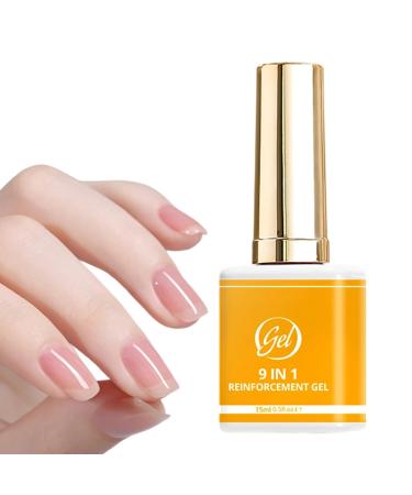 Gupcaqosjw Nail Glue Gel 9-in-1 15ml Nail Glue Home Manicure Gel - Suitable for Daily Casual Formal Party Wedding Holiday and Women's Wear