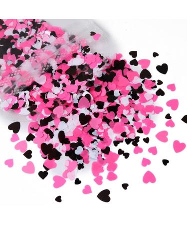 Heart Star Round Nail Art Glitter Flakes Sequins for Mani Beauty Makeup Face Body Art Decoration Style 1