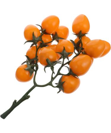 OUNONA 10pcs Faux Cherry artificial cherry tomatoes model grapes plant sculpture Grape mini autumn Longan raisin cherries Model litchi reward office vase realistic fruit Yellowx10pcs 12X20CMx10pcs - Buy Online on GoSupps.com