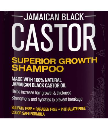 Hair Chemist Superior Growth Jamaican Black Castor Shampoo 33.8 oz - Sulfate Free Natural Ingredients for Ultimate Hair Health | International Shipping Available - Buy Online on GoSupps.com